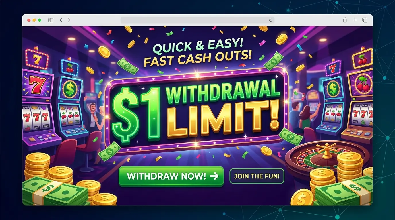 1 € uttak Luckland casino